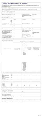 Thumbnail 10 de COMFEE' RCU60WH2(E) Mini Congélateur 60 L – Monoporte, Blanc