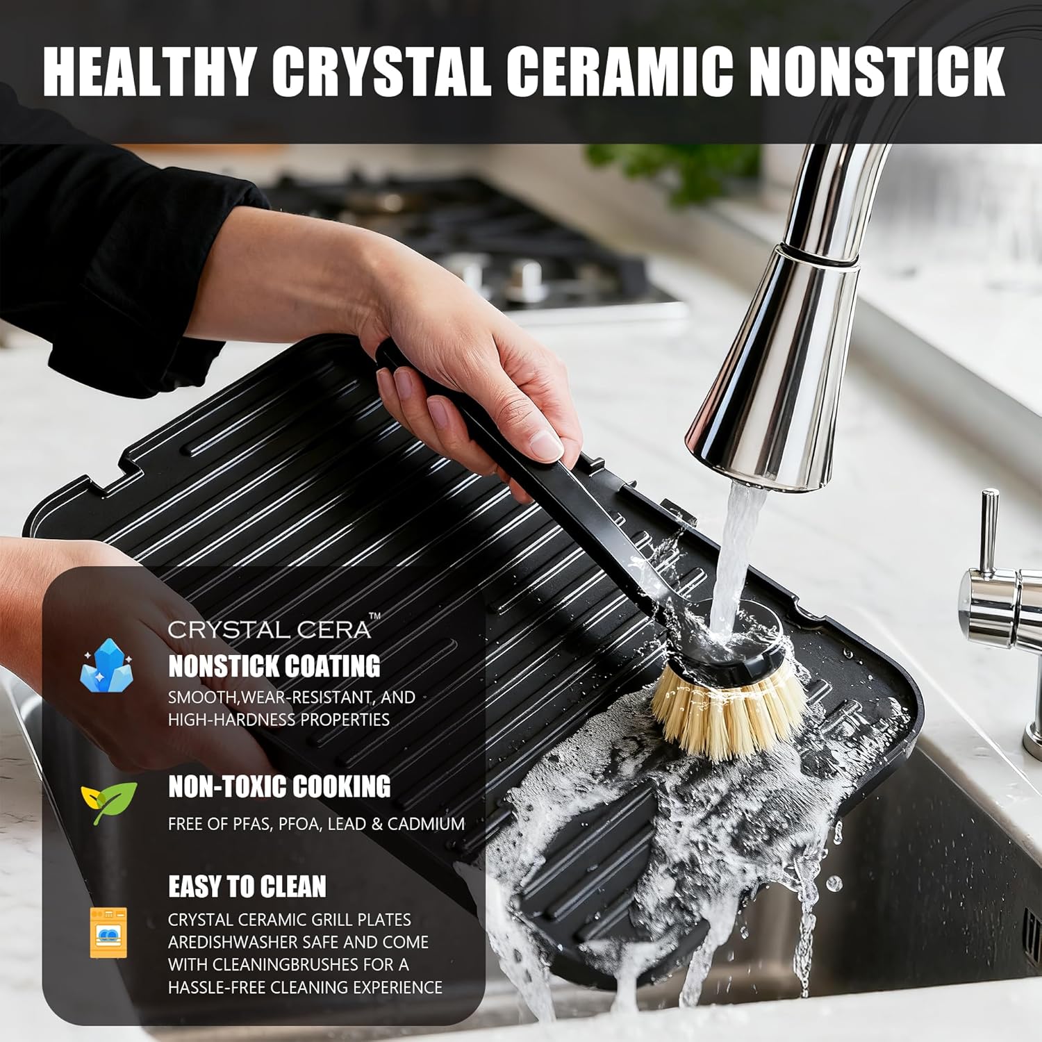 Thumbnail 1 de CATTLEMAN Panini Grill Press 1600W 🥪