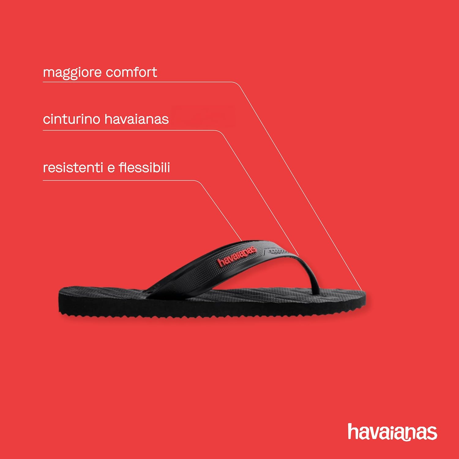 Thumbnail 5 de Havaianas Track Waves – infradito da uomo con suola anatomica e cinturini larghi