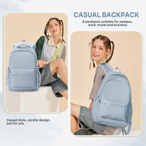 Thumbnail 6 de WEPLAN School Backpack for Teens and Adults – 14-Inch Laptop, 19.8L, Blue