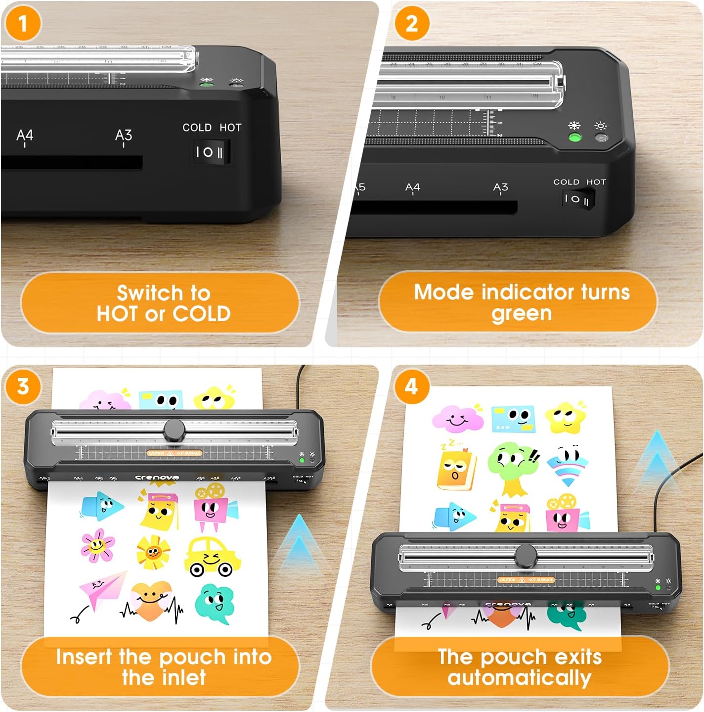 Thumbnail 6 de Crenova Laminator A3
