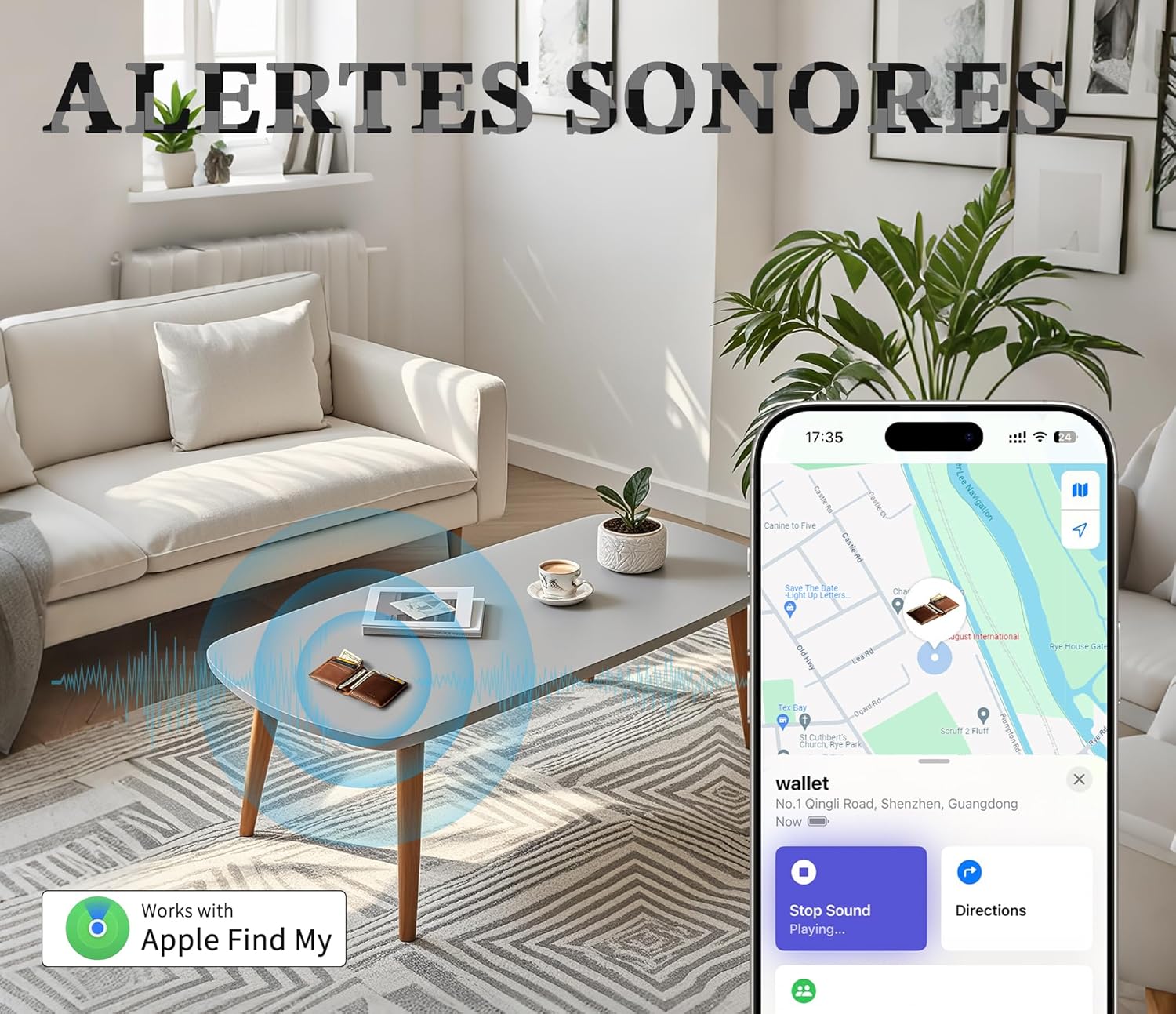 Thumbnail 1 de DEEBYCOO Wallet Tracker Card – Localisateur Find My ultra-fin et étanche IP68