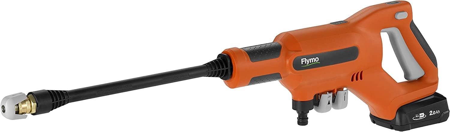 Thumbnail 1 de Flymo EasiClean Li portable pressure cleaner (18V battery) with 6m hose and 3 nozzle attachments