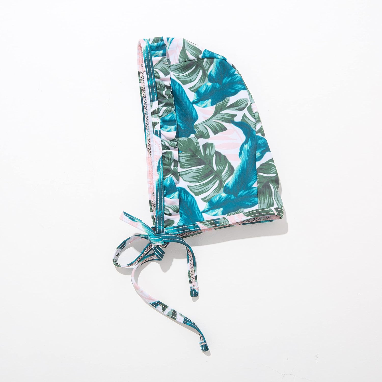Thumbnail 5 de BONVERANO Kleiner Mädchen Schwimmanzug UV-Schutz mit Bambusmuster und Sonnenhut