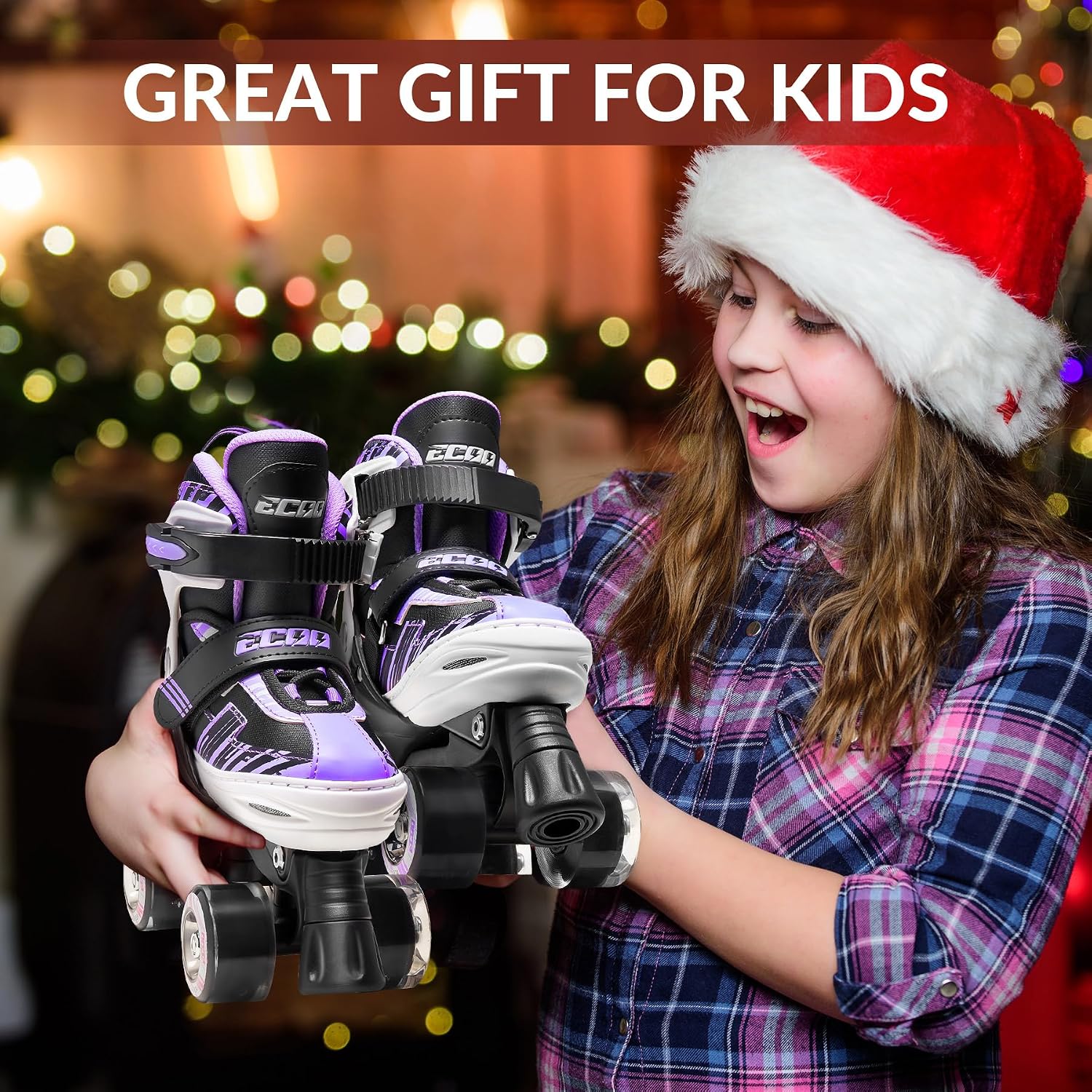 Thumbnail 4 de ECOO Adjustable Kids Roller Skates Size 4 🛼