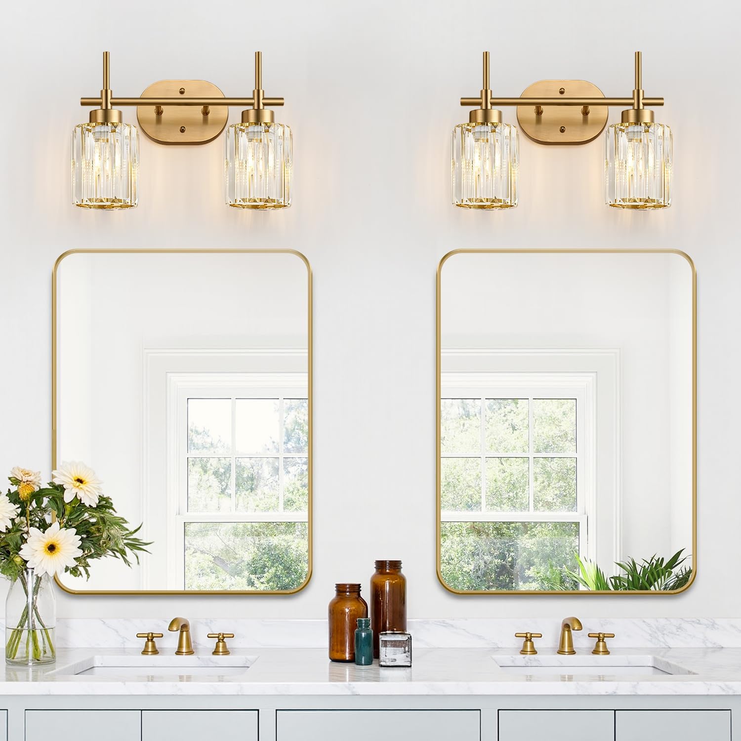 Thumbnail 6 de Meybiok Bathroom Vanity Light, Brushed Gold