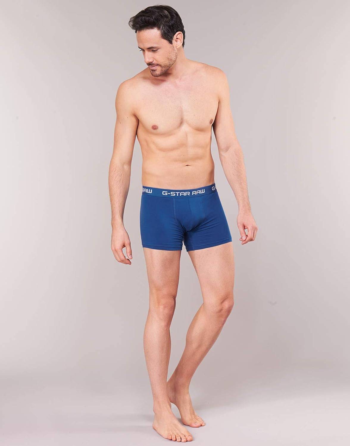 Detalle de G-STAR RAW boxerkalsonger för män, 3-pack i blå toner
