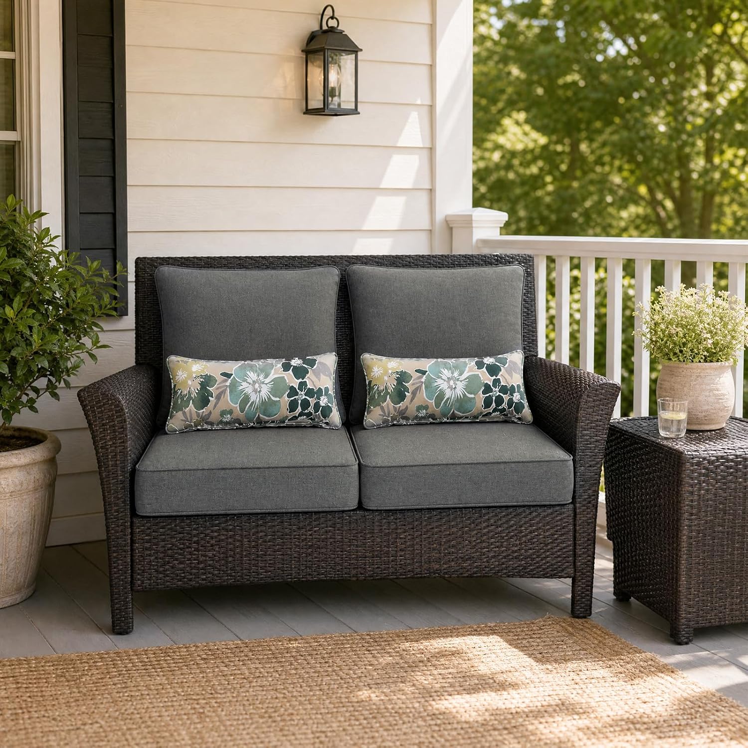 Detalle de BPS Patio Seat Cushions, 23 x 26 Inch