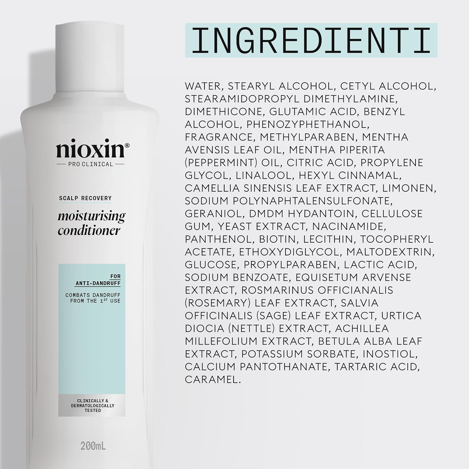 Thumbnail 6 de Nioxin Scalp Recovery Moisturising Conditioner – Balsamo idratante per cute secca e irritata con aminoacidi (200 ml)