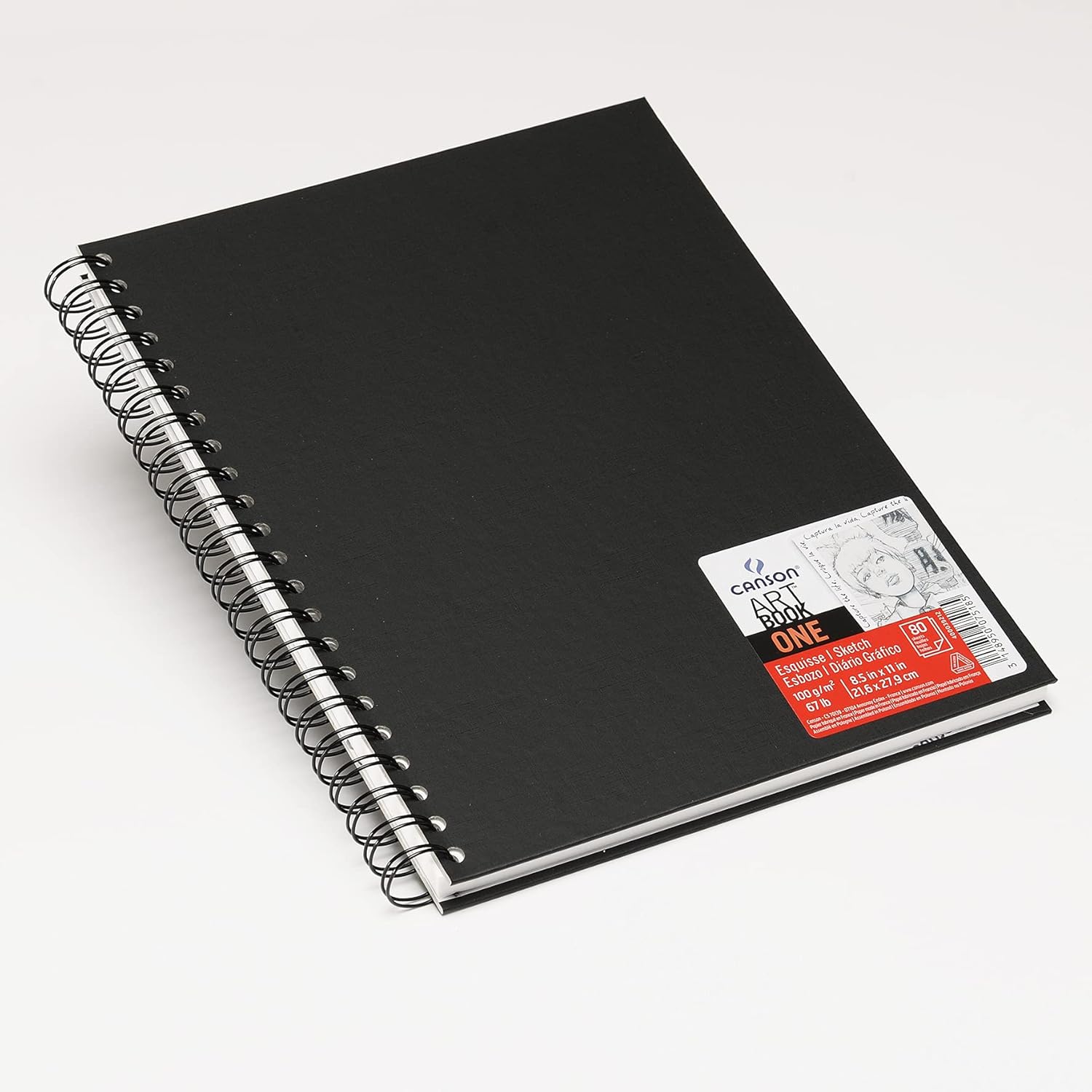 Thumbnail 2 de Canson One Album Spiralato con Carta 100 g/m², 80 fogli, 21,6 x 27,9 cm – Grana Leggera