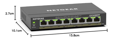 Thumbnail 6 de NETGEAR GS308EPP Switch Ethernet 8 puertos, PoE+ 123 W