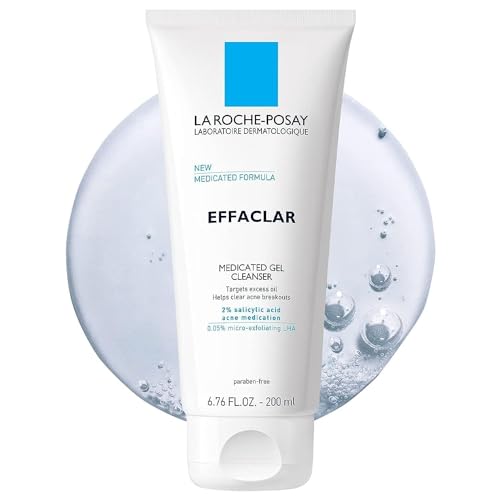 Detalle de La Roche-Posay Effaclar Medicated Acne Face Wash with 2% Salicylic Acid (6.8oz)
