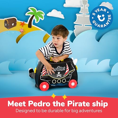 Thumbnail 4 de Trunki Pedro the Pirate Ship: Ride-On Carry-On Suitcase for 3–4 Year Olds