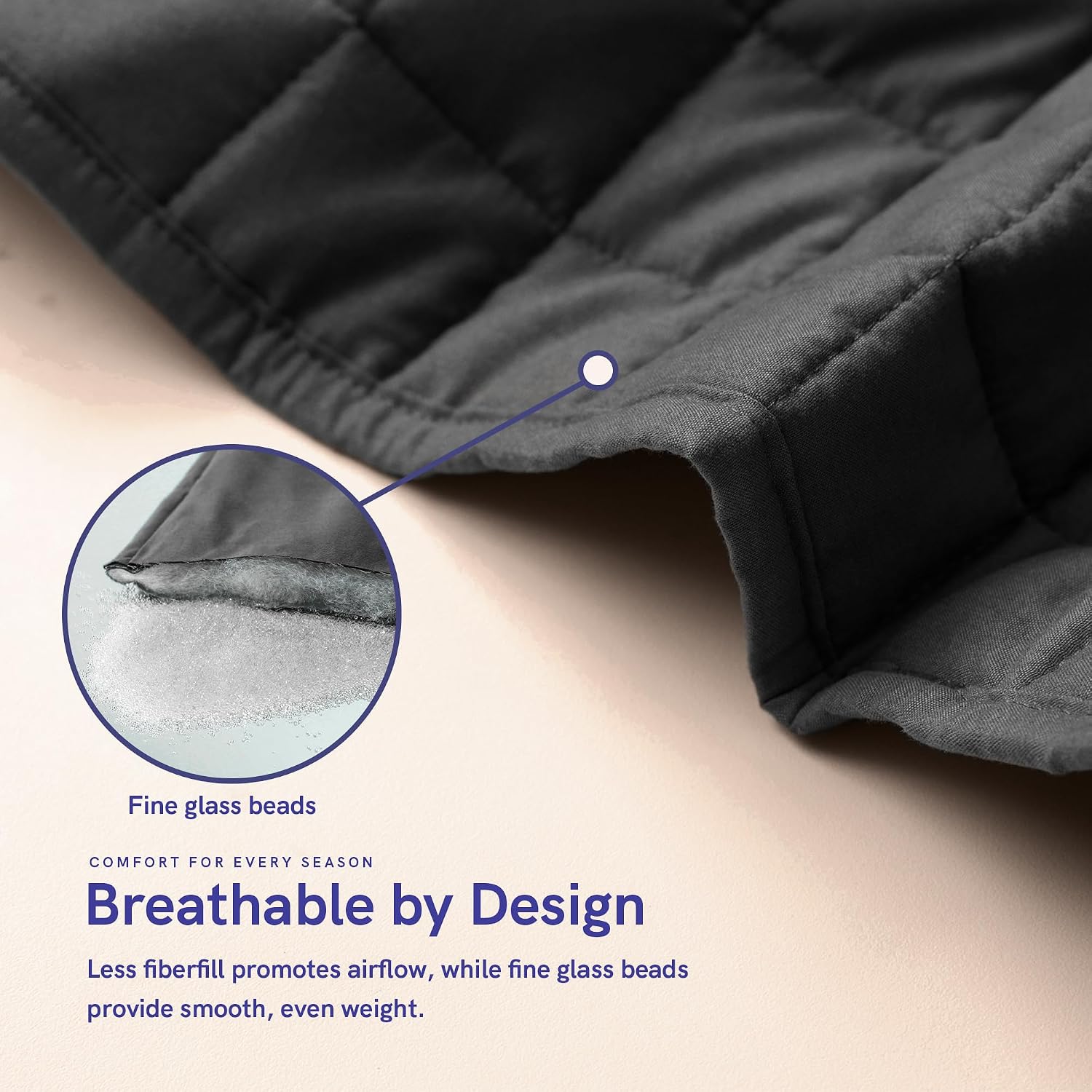 Thumbnail 3 de YnM 15lbs Weighted Blanket 48x72 inches