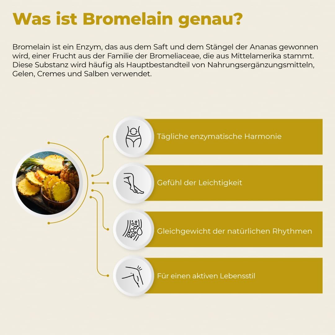 Detalle 2 de Bandini Bromelain Strong 1000 mg GDU