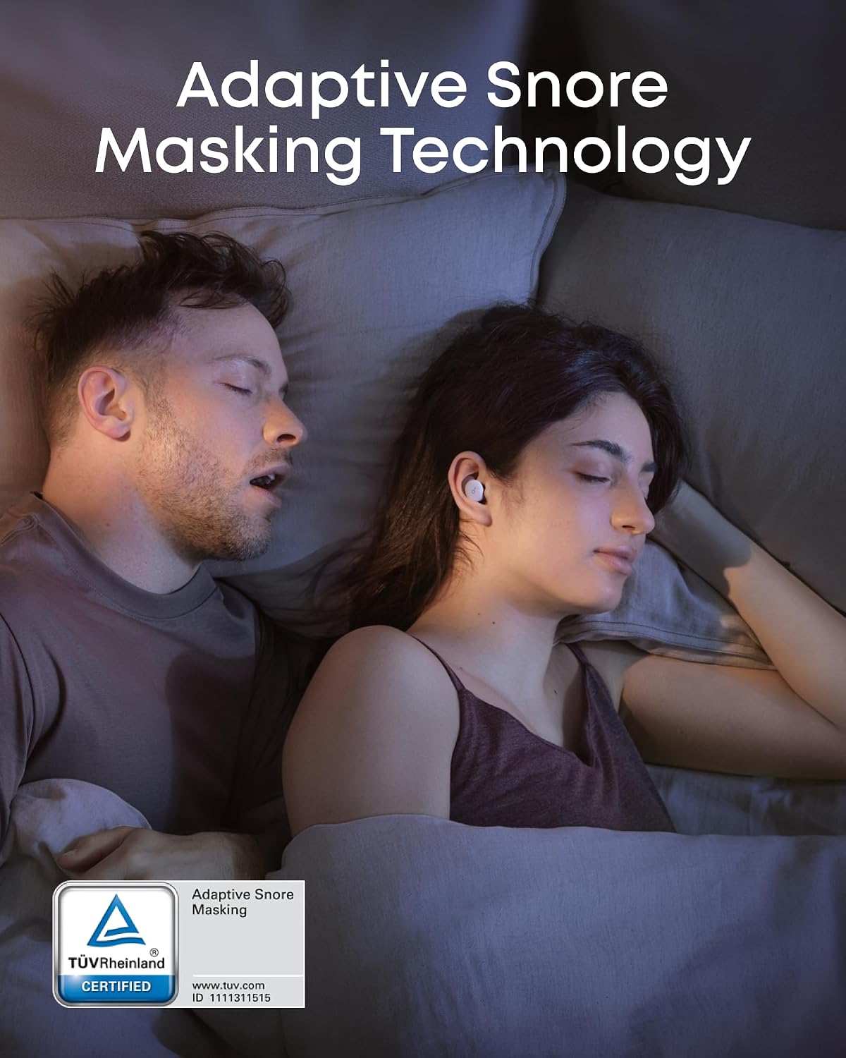 Detalle 2 de Soundcore Sleep A30 Special D1301 Sleep Earbuds with ANC and Snore Masking