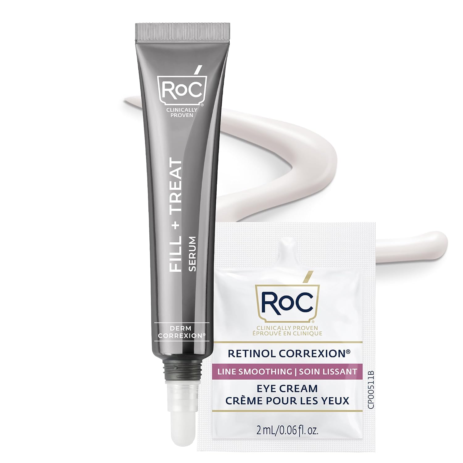 Detalle de RoC 10840103212477 Derm Correxion Fill+Treat Retinol Serum, 0.5 oz
