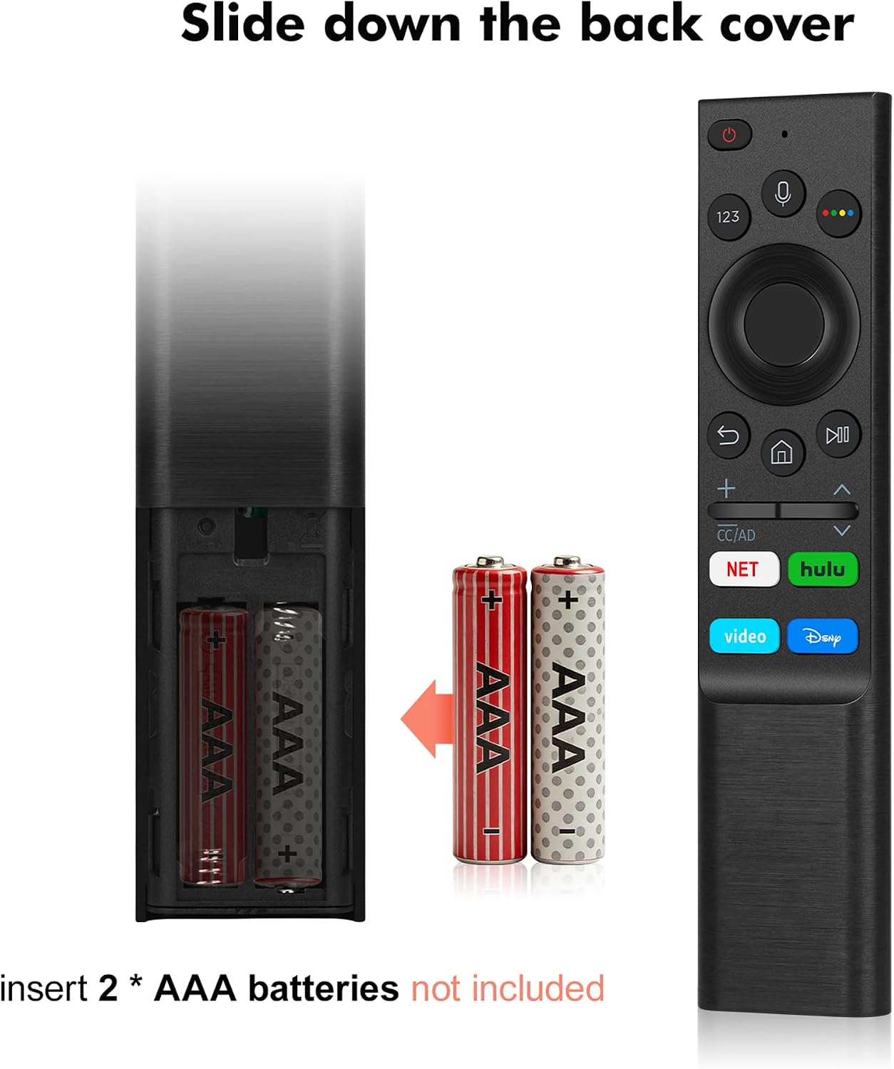 Detalle 2 de Samsung Frame TV replacement remote with voice control