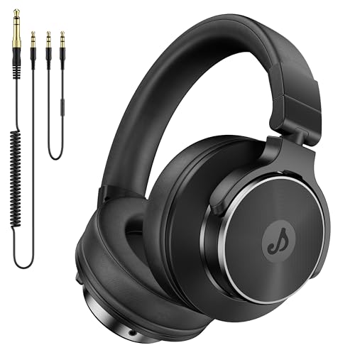 Detalle de syndesmos Over Ear Kopfhörer mit Kabel – 50 mm Treiber, DJ/Studio Kopfhörer