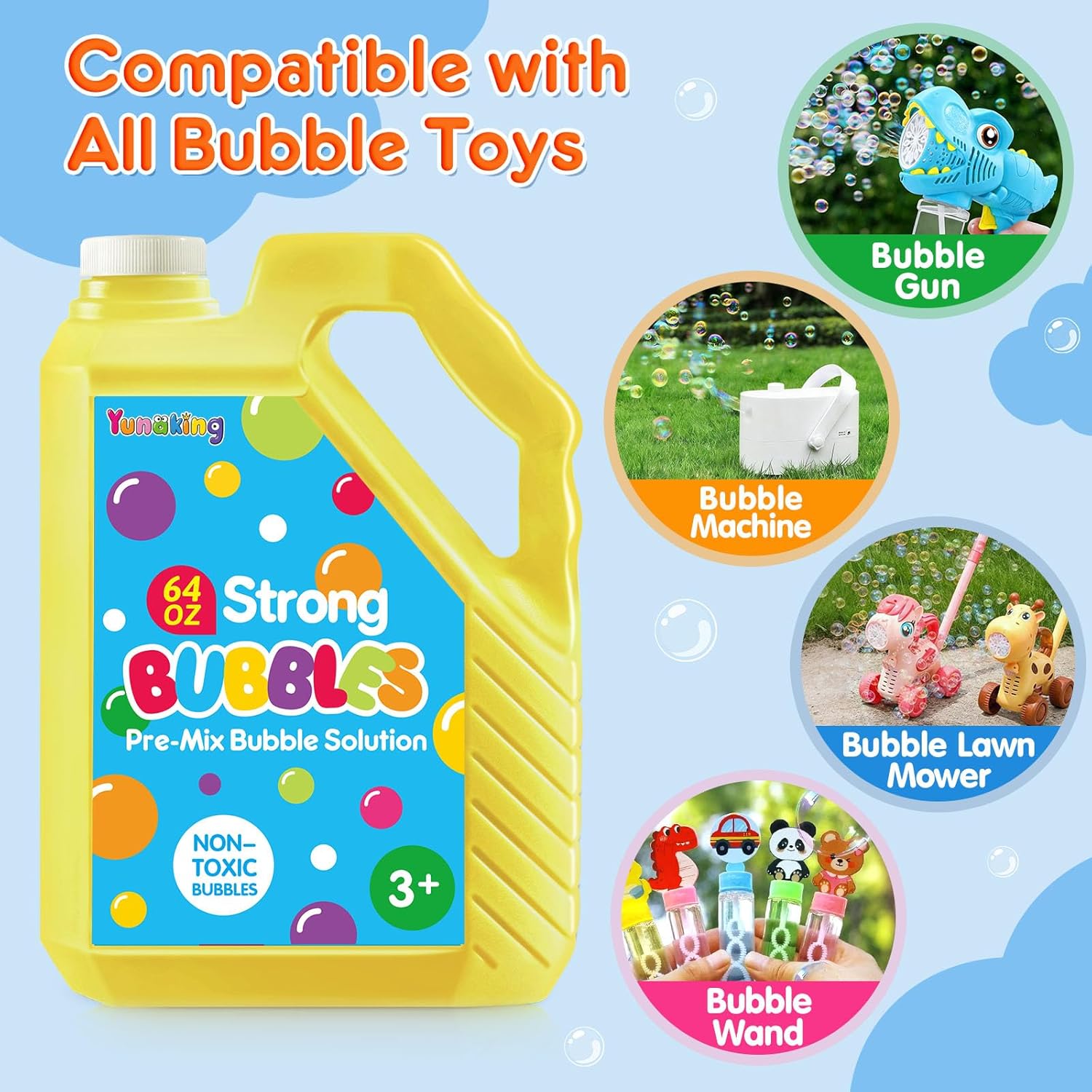 Detalle de 64 oz Ready-to-Use Bubble Solution Refill