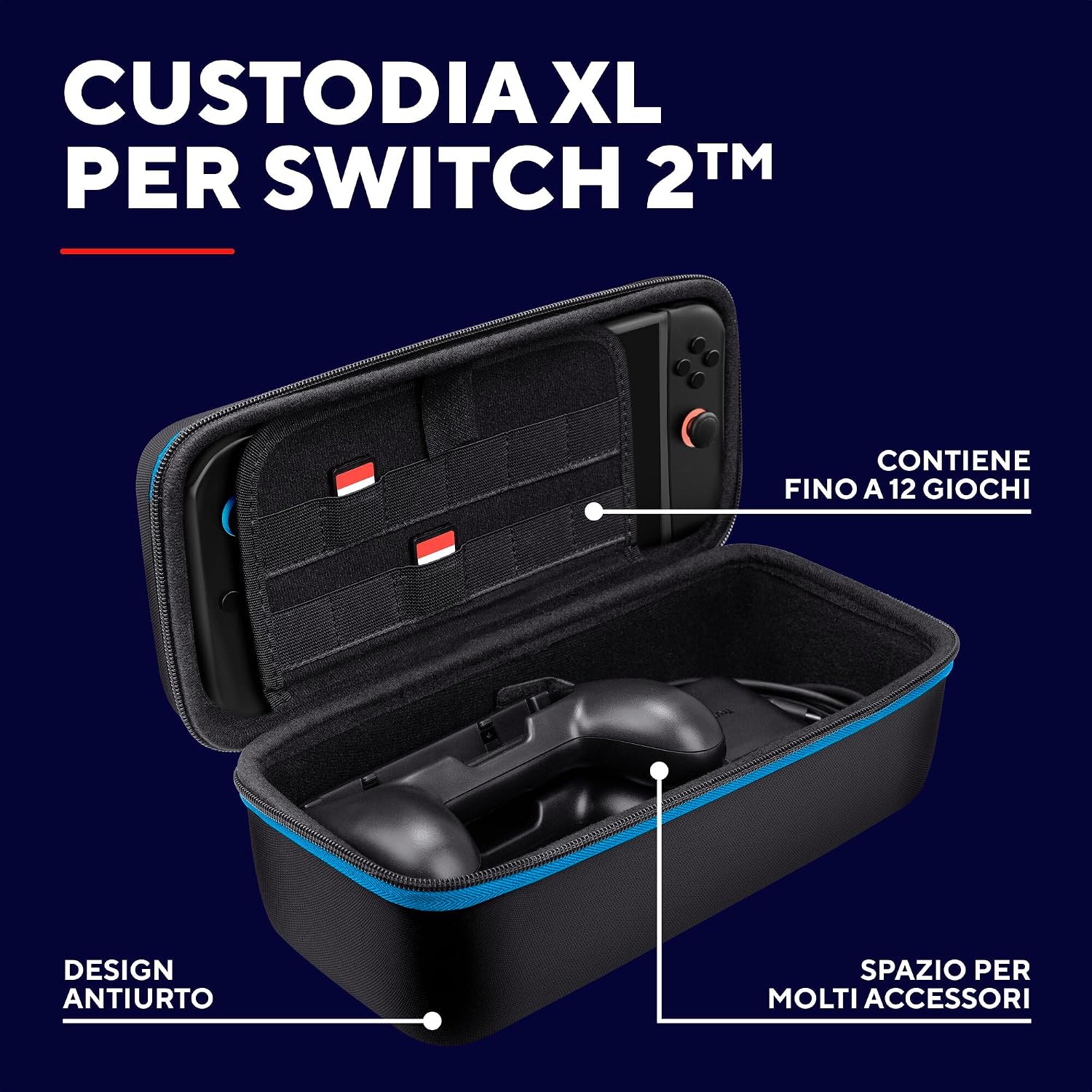 Thumbnail 1 de GXTrust 1252 Custodia XL per Switch 2