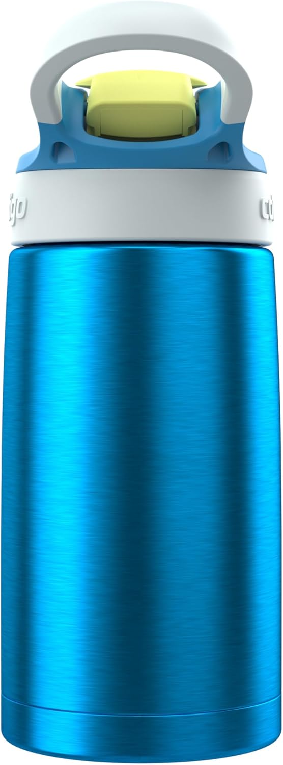 Thumbnail 1 de Contigo Autospout Water Bottle with Straw 13 oz Blue Poppy/Glacier