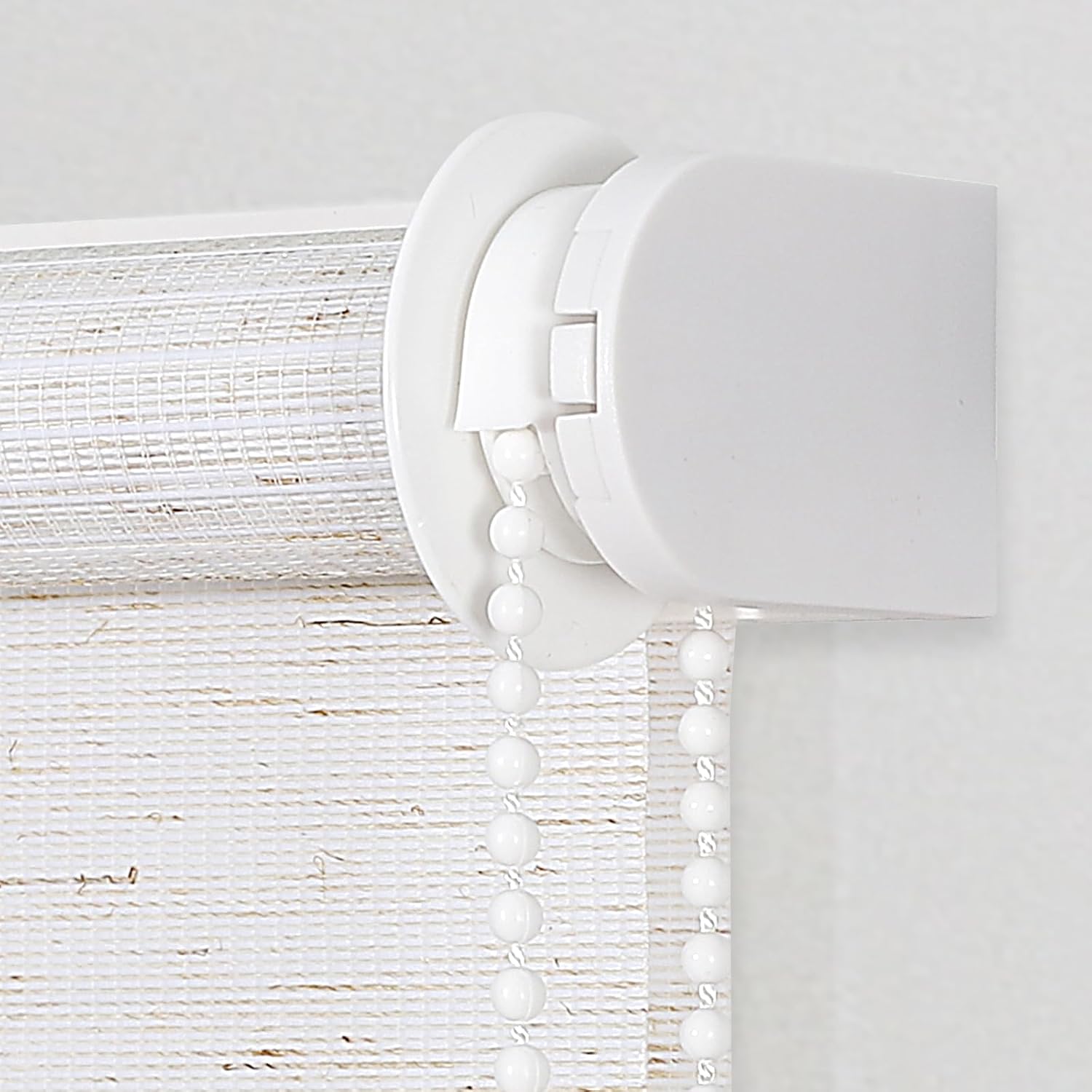 Detalle 2 de Sekey Doppelrollo Klemmfix ohne Bohren für Fenster – 90x130 cm, Leinenoptik