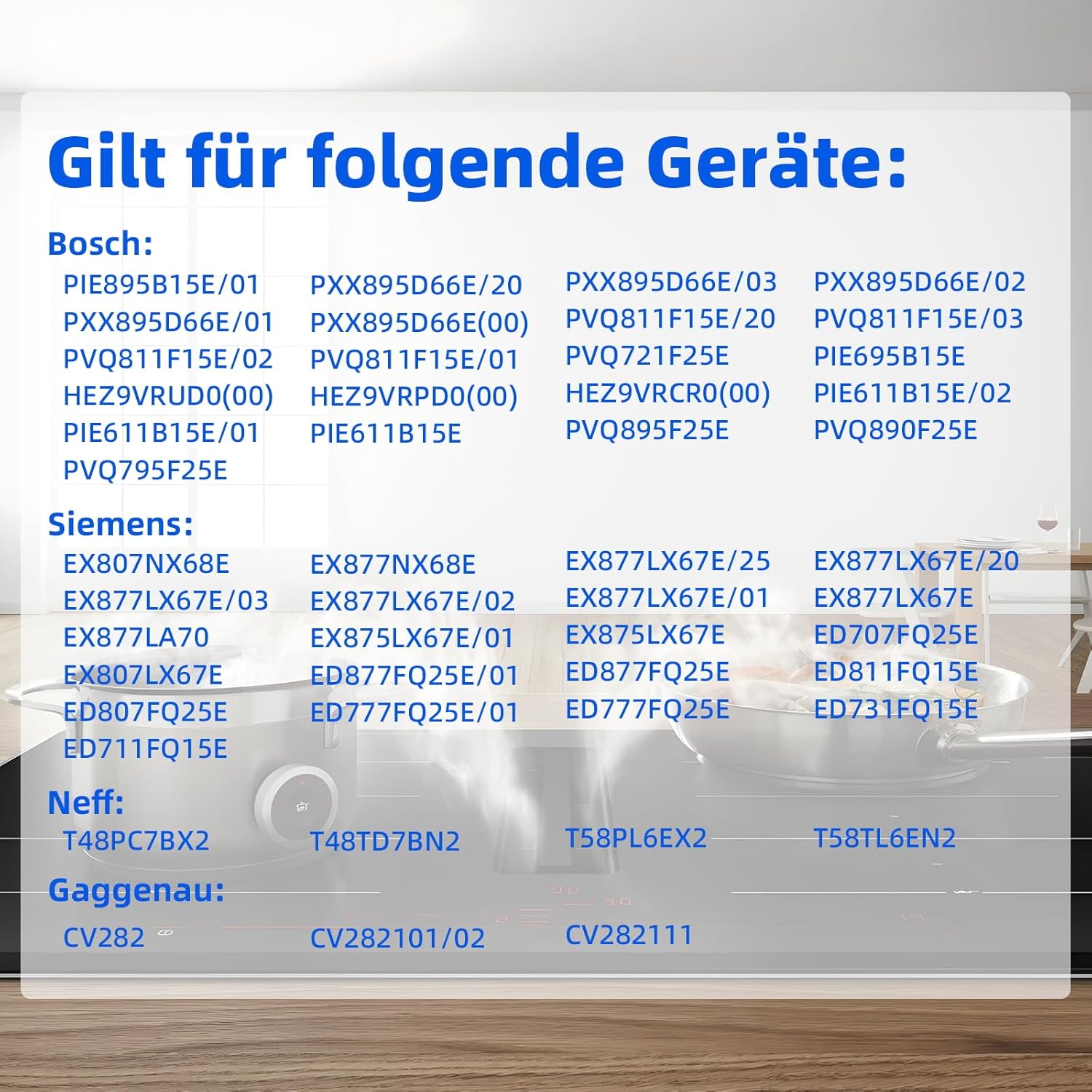 Thumbnail 6 de Aktivkohlefilter HZ9VRCR0 kompatibel 193×75×35 mm
