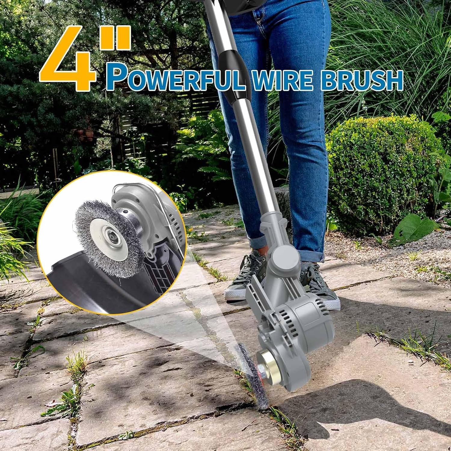 Thumbnail 6 de Fiutazge HY-08 accu-bosmaaier 4-in-1, 21 V met draaibare kop