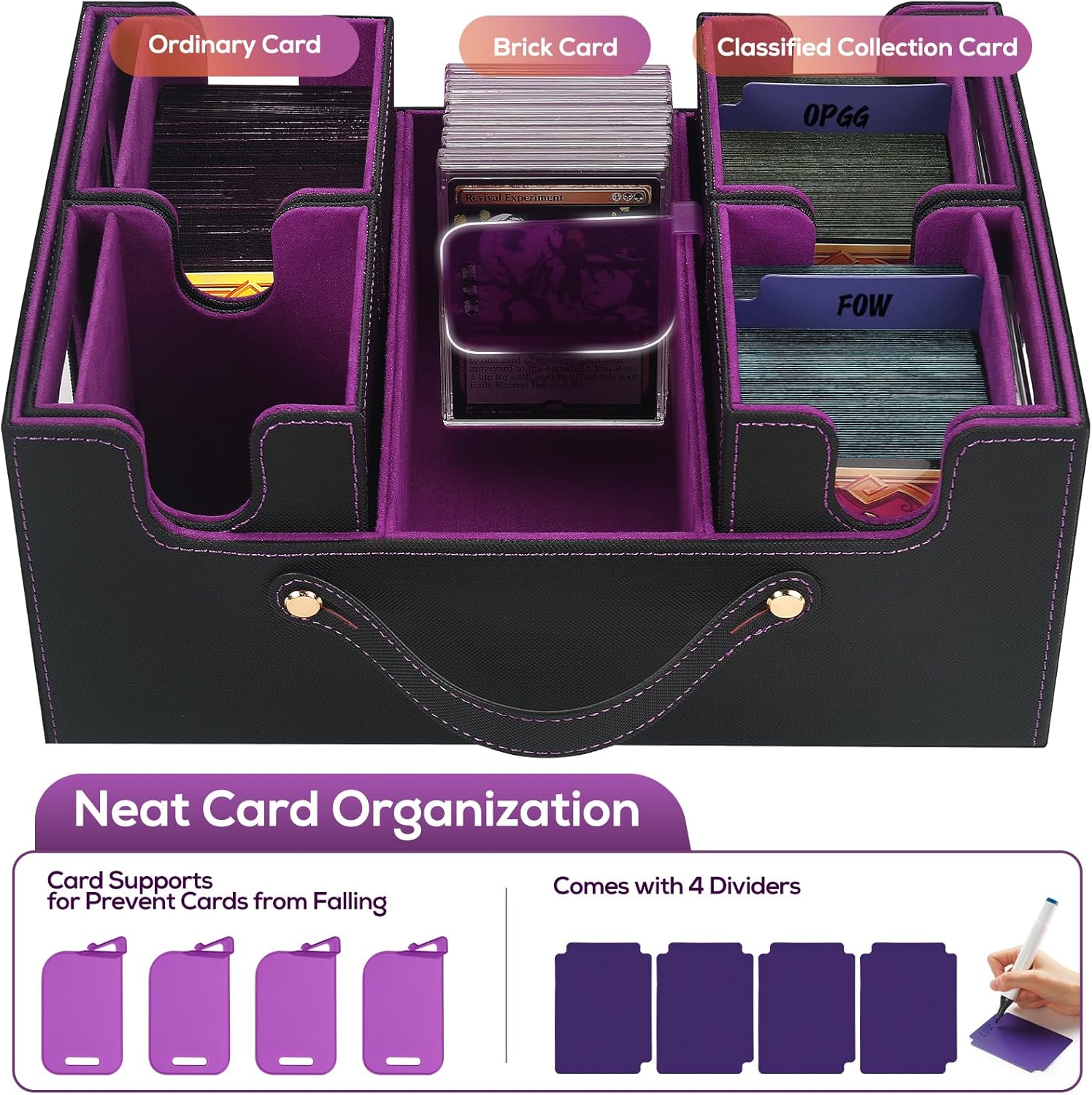 Thumbnail 3 de STTRBOX Trading Card Storage Box 11 x 7.9 🎴