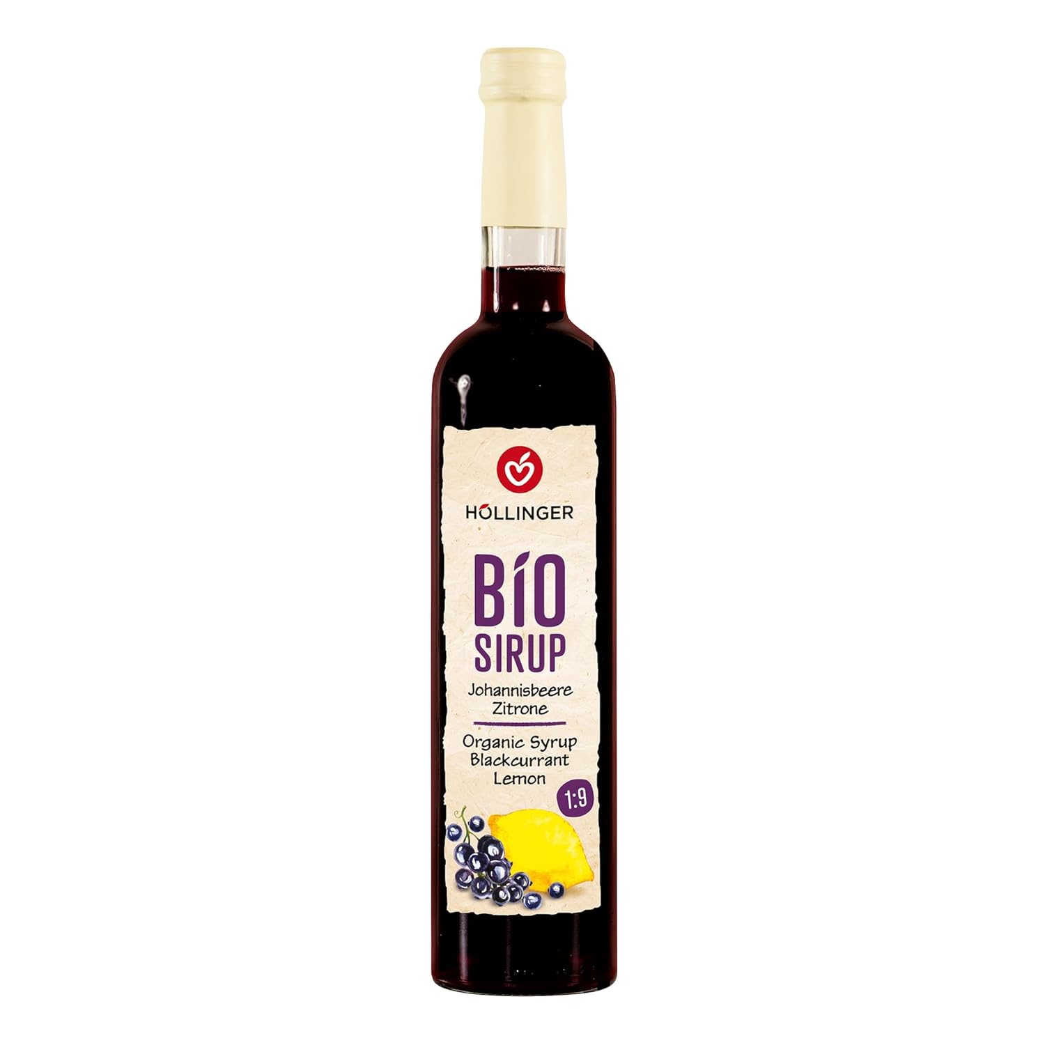 Thumbnail 5 de Höllinger Bio Johannisbeer-Zitrone Sirup (vegan) – 3×500 ml in der Glasflasche, fruchtig frisch