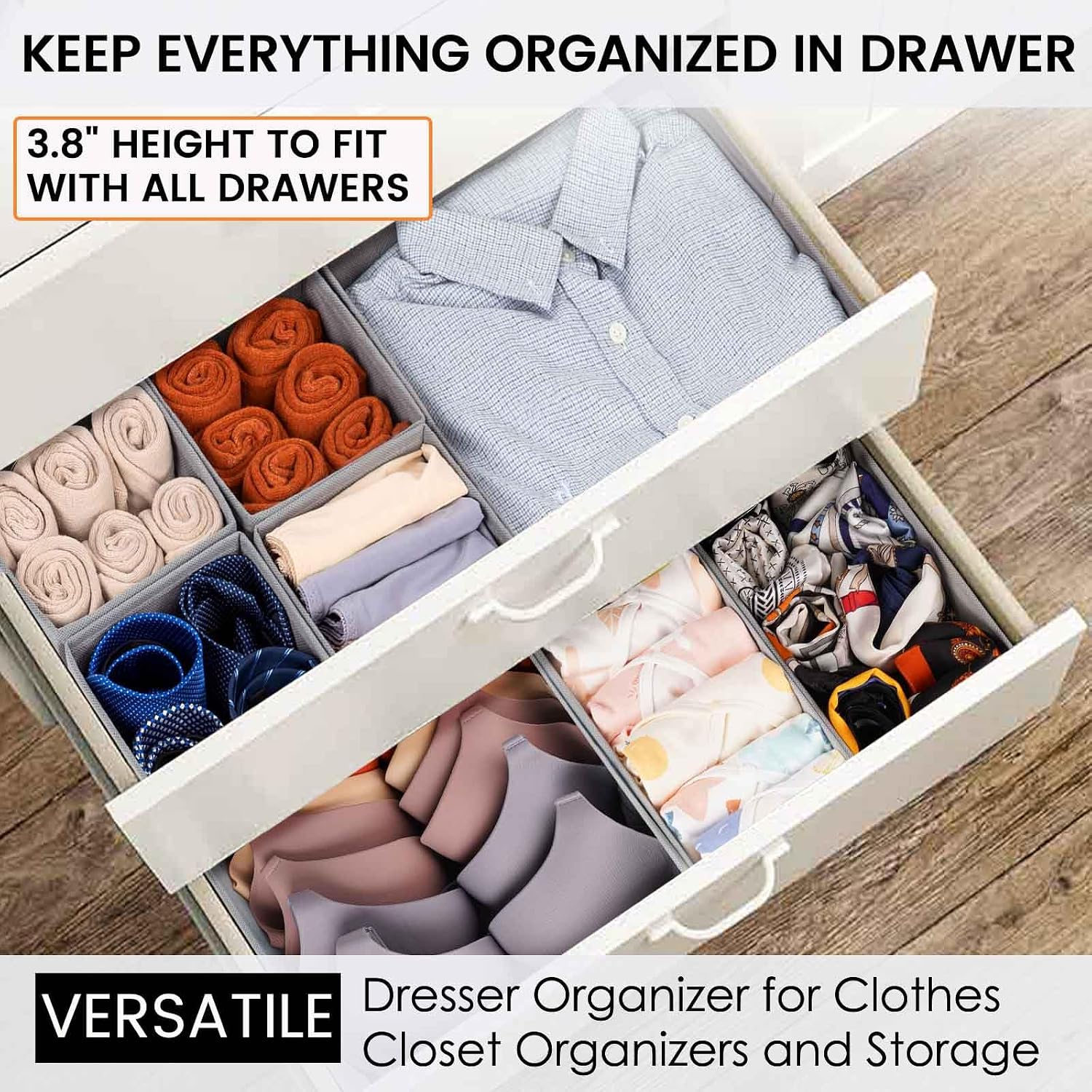 Thumbnail 2 de Criusia Family Drawer Organizer 20‑Pack