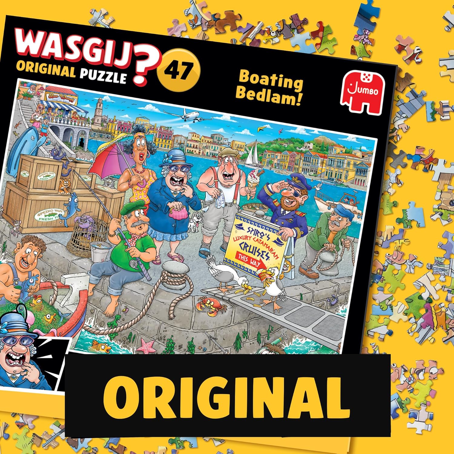 Detalle de Puzzle humour Wasgij Original 47 1000 pièces