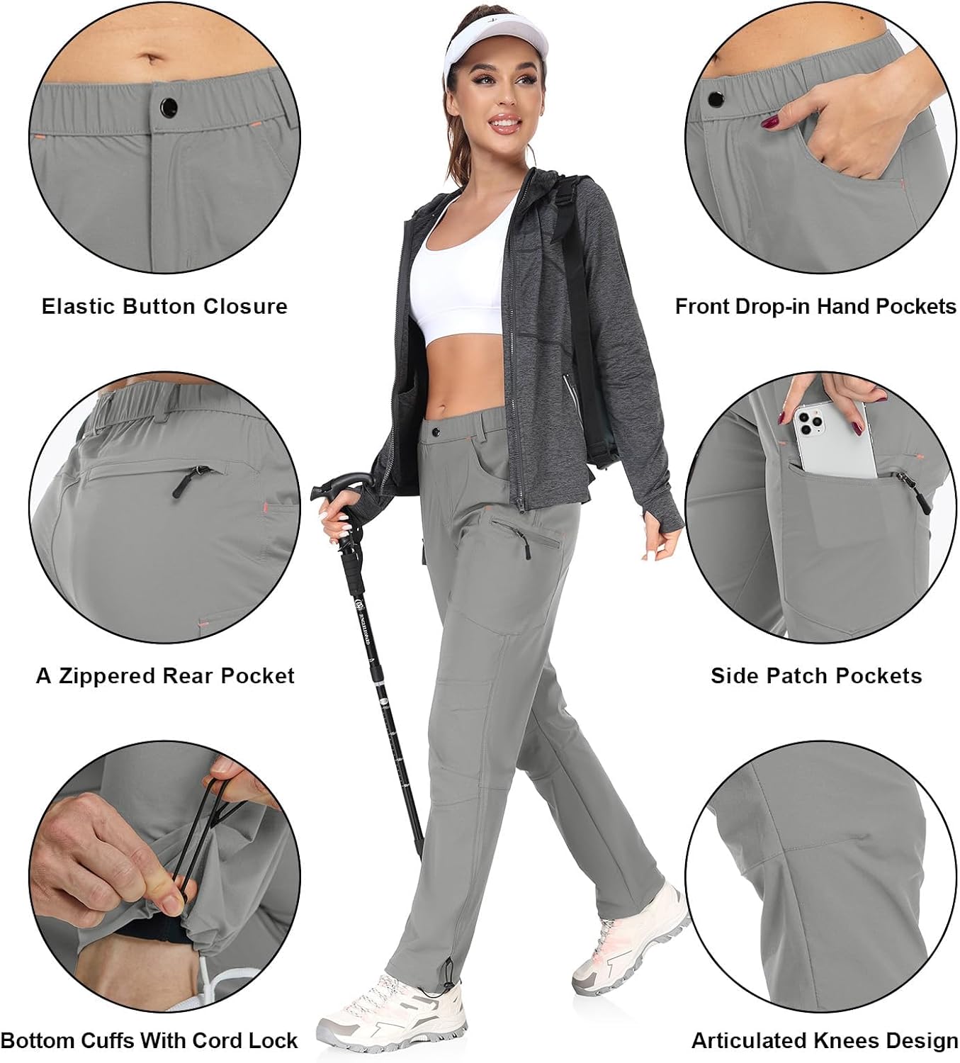 Thumbnail 4 de Women’s hiking cargo pants with UPF 50