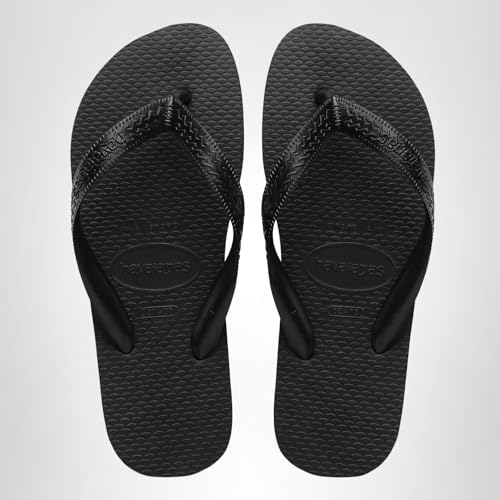 Thumbnail 6 de Havaianas Top Colour Unisex Adults Flip Flop – Black (UK 9/10)