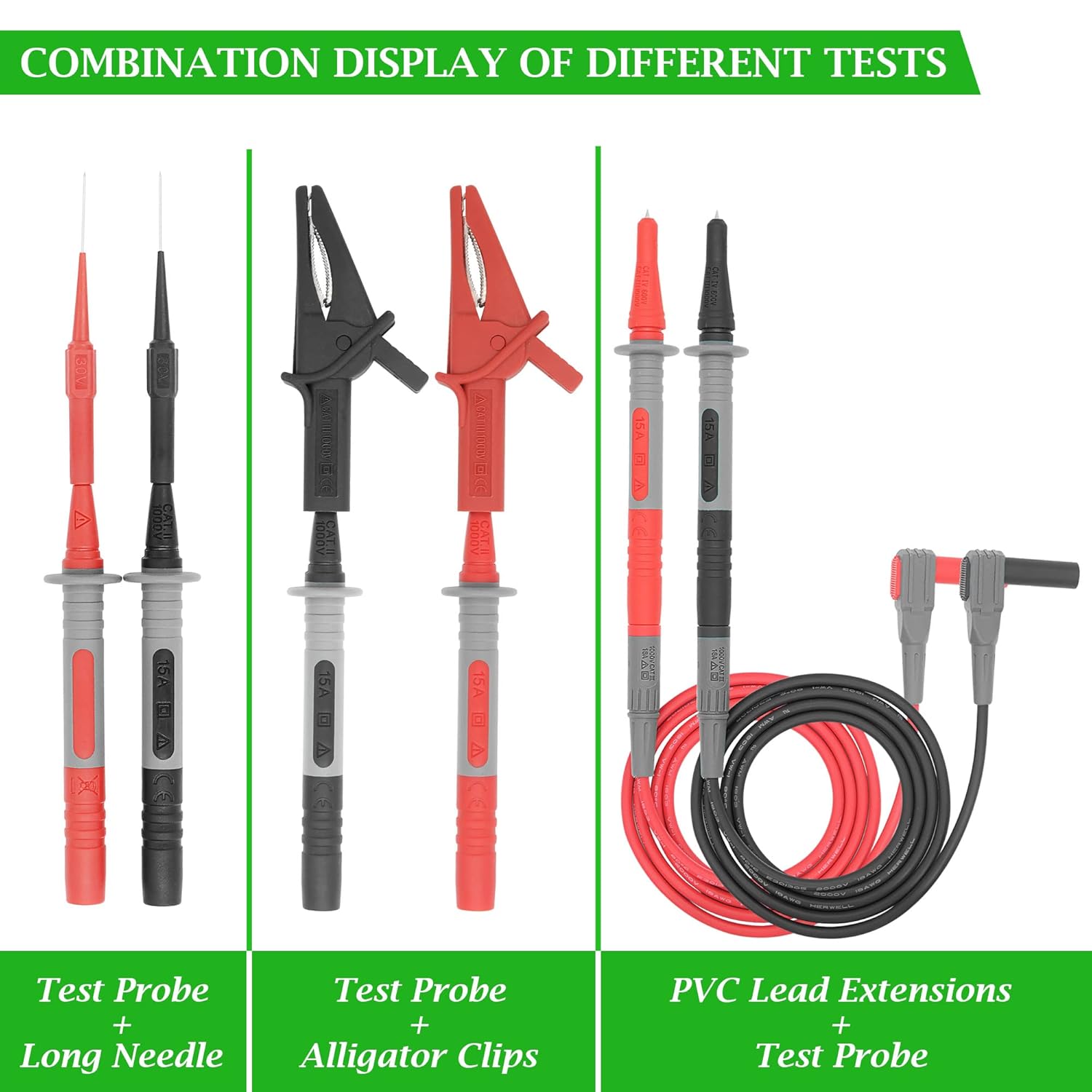 Thumbnail 5 de HANDSKIT P0610 Messleitungen 1000V CAT III