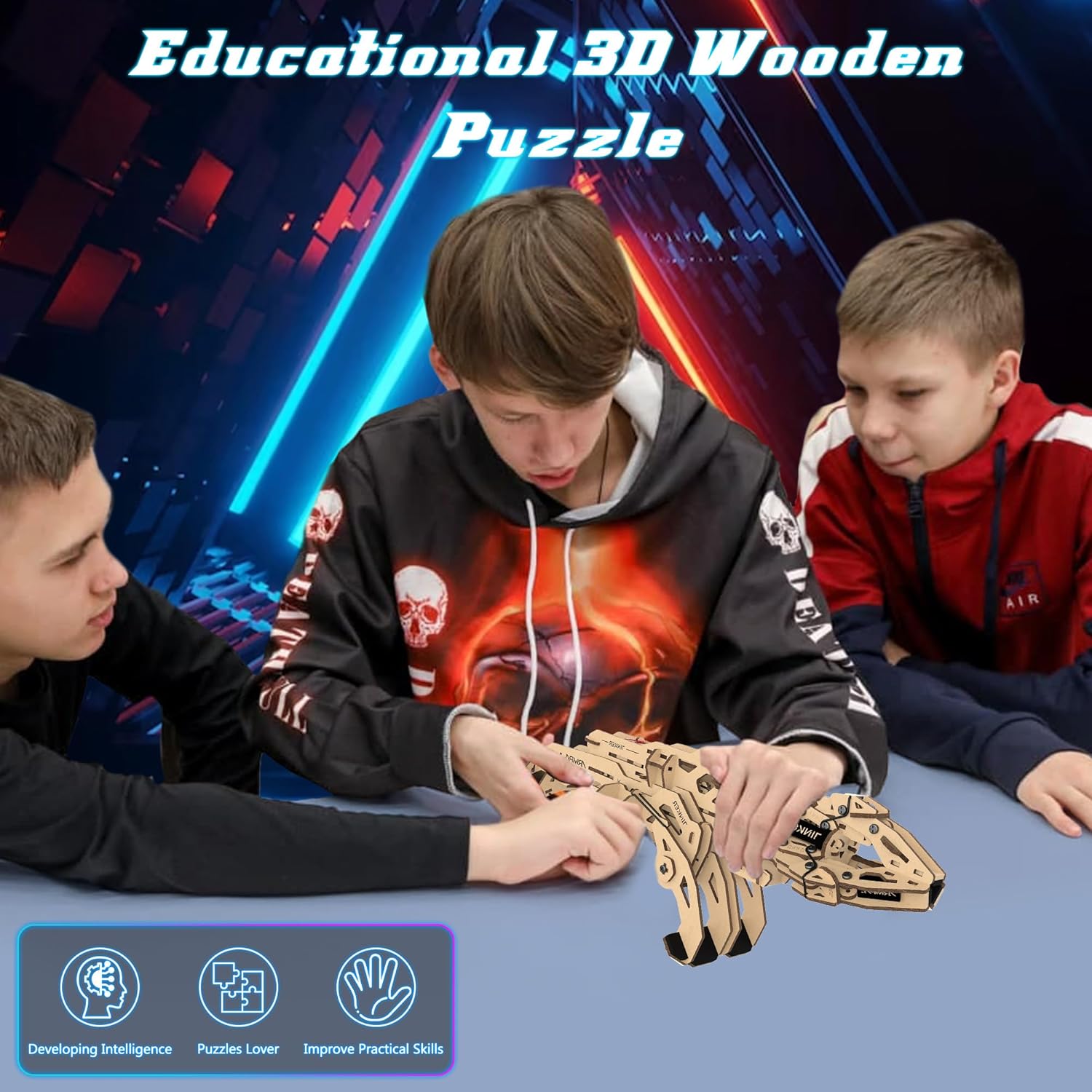 Thumbnail 4 de ClawBot Kit de construction bras robotique en bois 🛠️