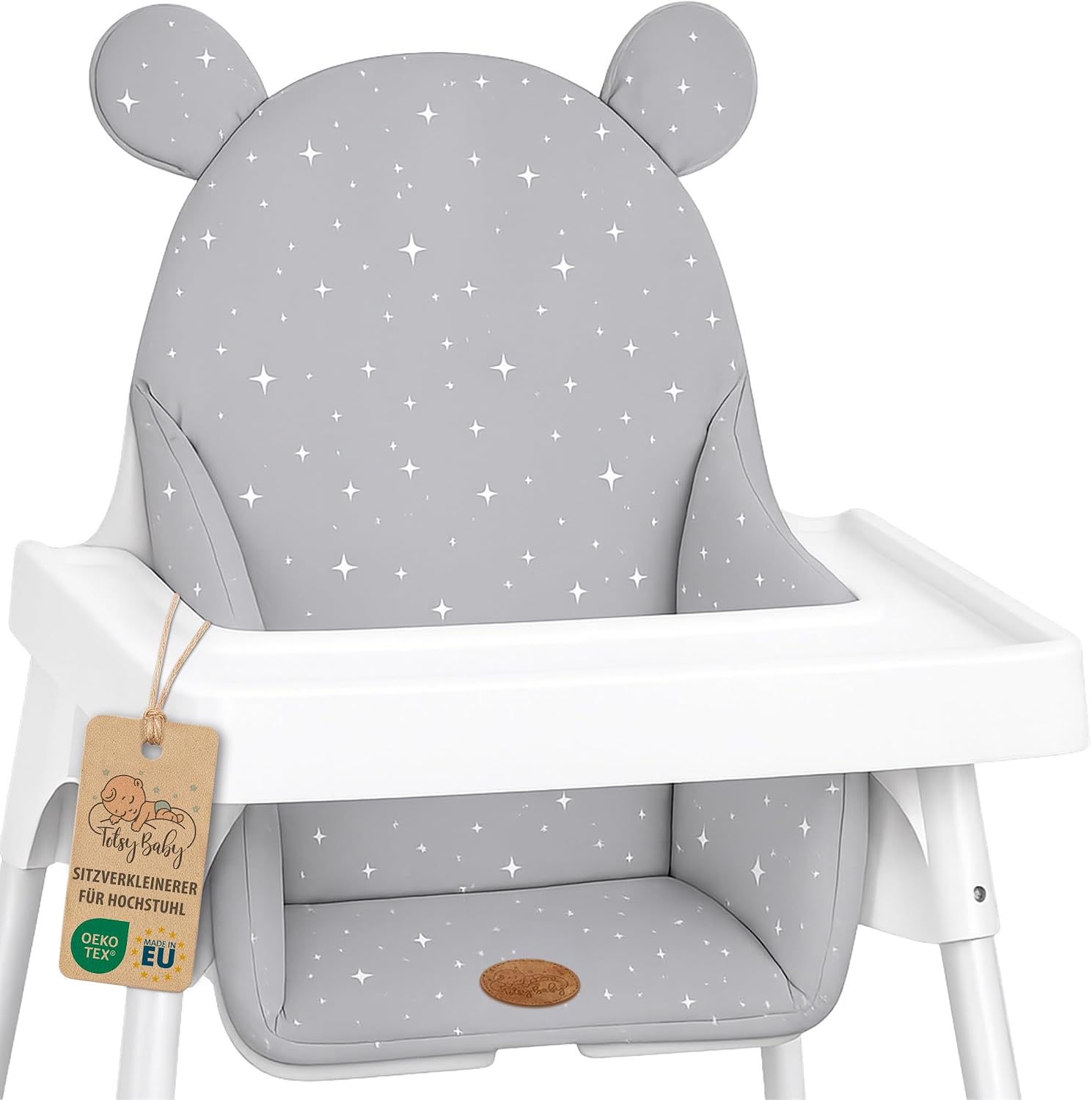 Detalle de Totsy Baby Melkweg zitkussen voor kinderstoel, opvouwbaar en waterafstotend