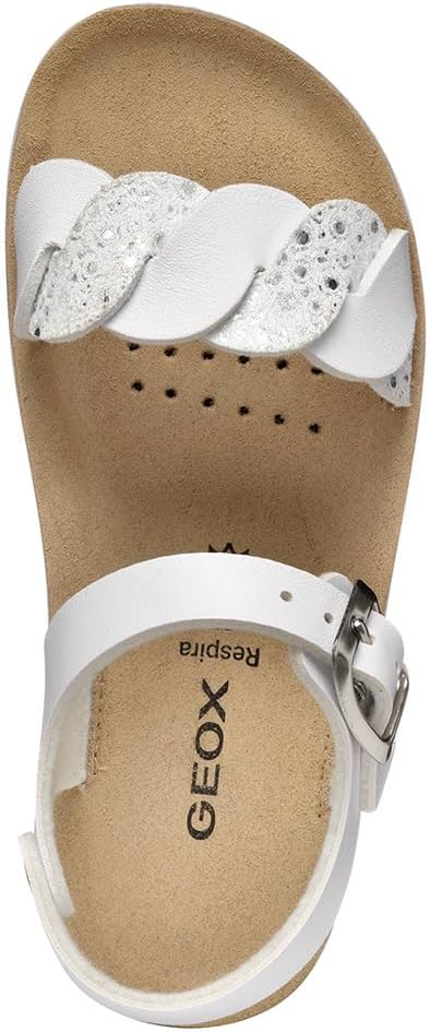 Detalle de Geox J Sandal Costarei Gi, Bambine e Ragazze: sandali traspiranti per estate e avventure quotidiane