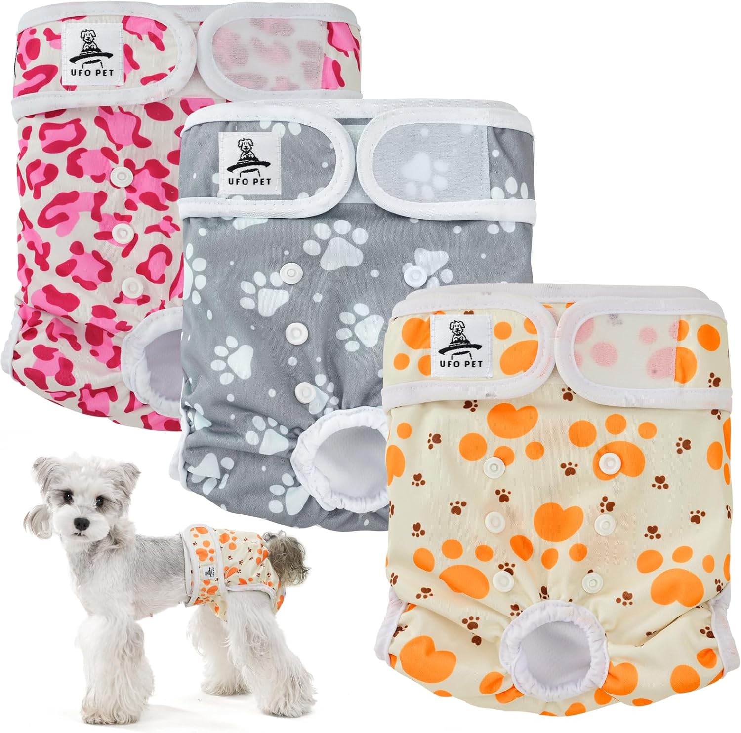 UFO PET Dog Period Heat Pants for Season Incontinence – Large