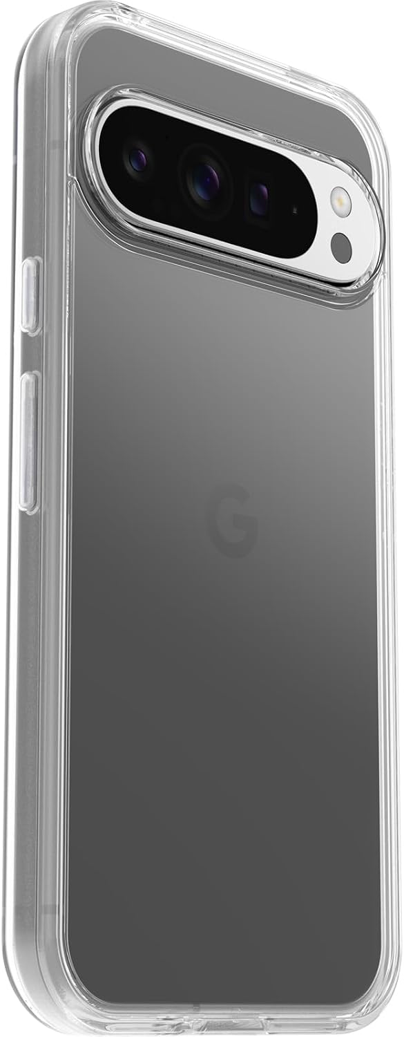 Detalle de Otterbox Cover Symmetry Clear per Google Pixel 9 Pro XL: trasparente, resistente agli urti e agli shock