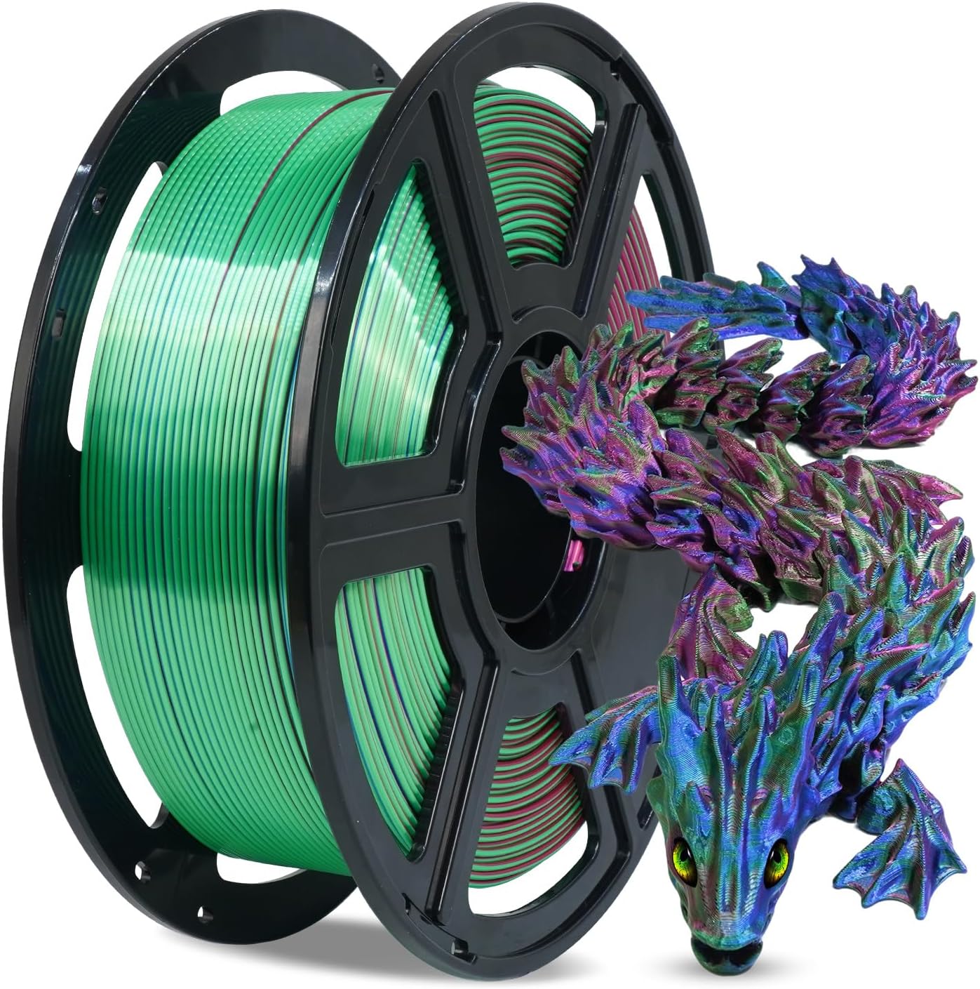 Detalle de FLASHFORGE Silk Tri-Color PLA Filament 1.75mm