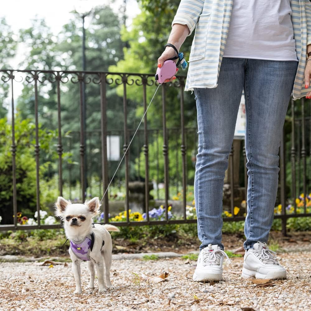 Detalle de Ferplast Flippy One – Guinzaglio allungabile per cani fino a 8 kg, 3 m, Rosa