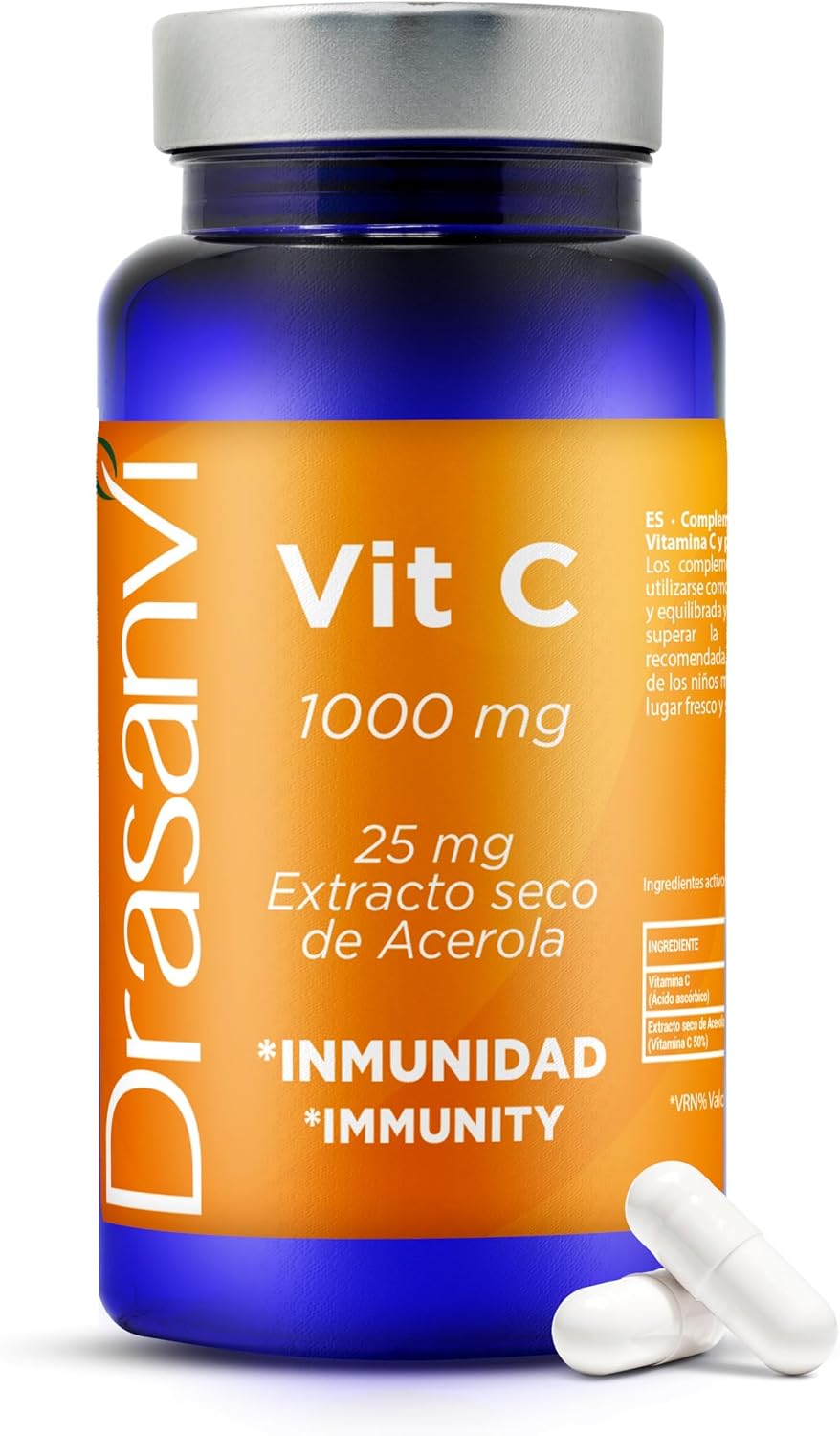 Detalle de Drasanvi Vitamina C 1000 mg 60 cápsulas