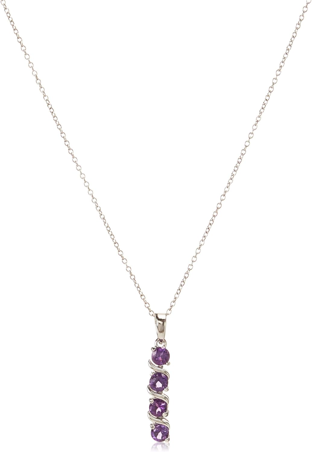 Thumbnail 1 de Amazon Essentials Womens Sterling Silver Pendant Necklace