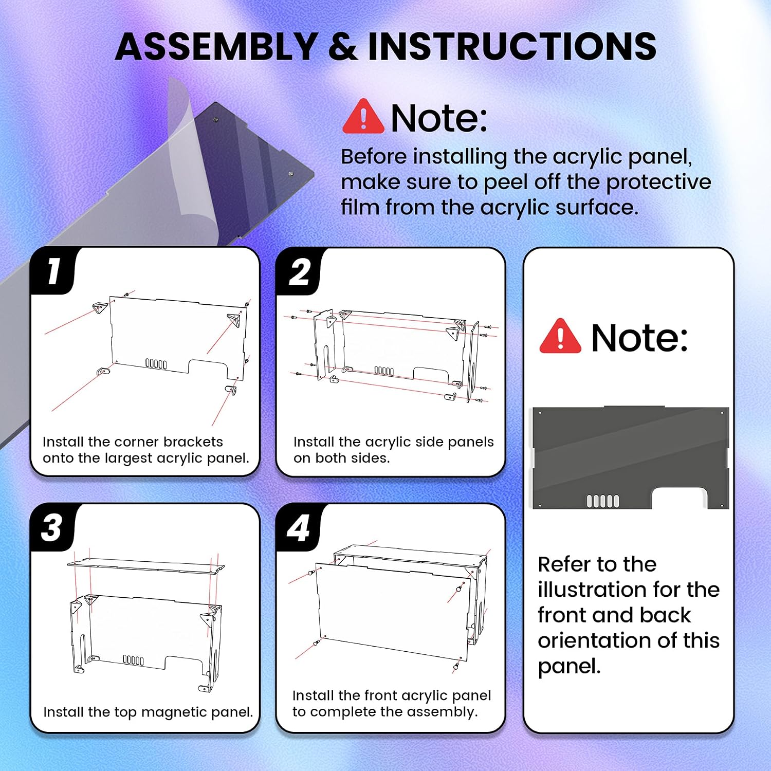 Thumbnail 1 de PlayVital Clear Acrylic Dustproof Cover for Switch 2