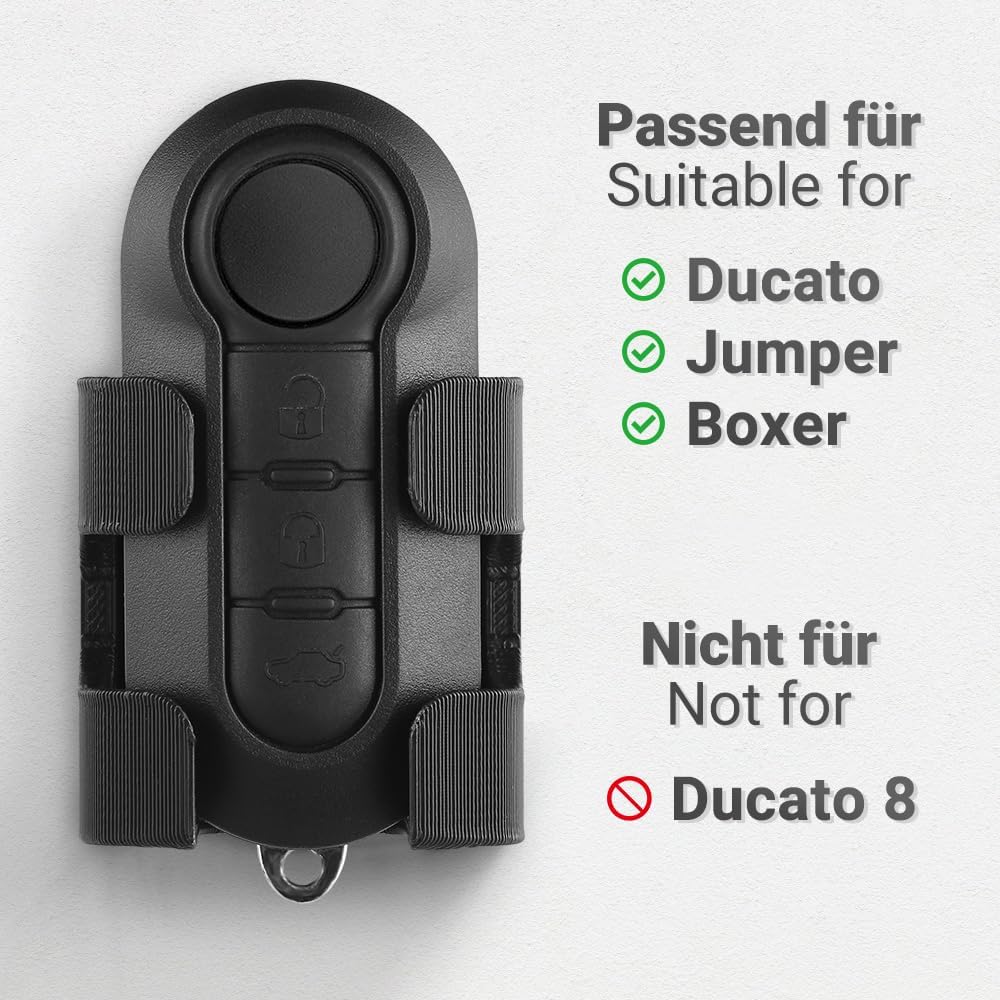 Detalle 2 de Siegvoll Schlüsselhalter für Wohnmobilzubehör – Wandmontage ohne Bohren