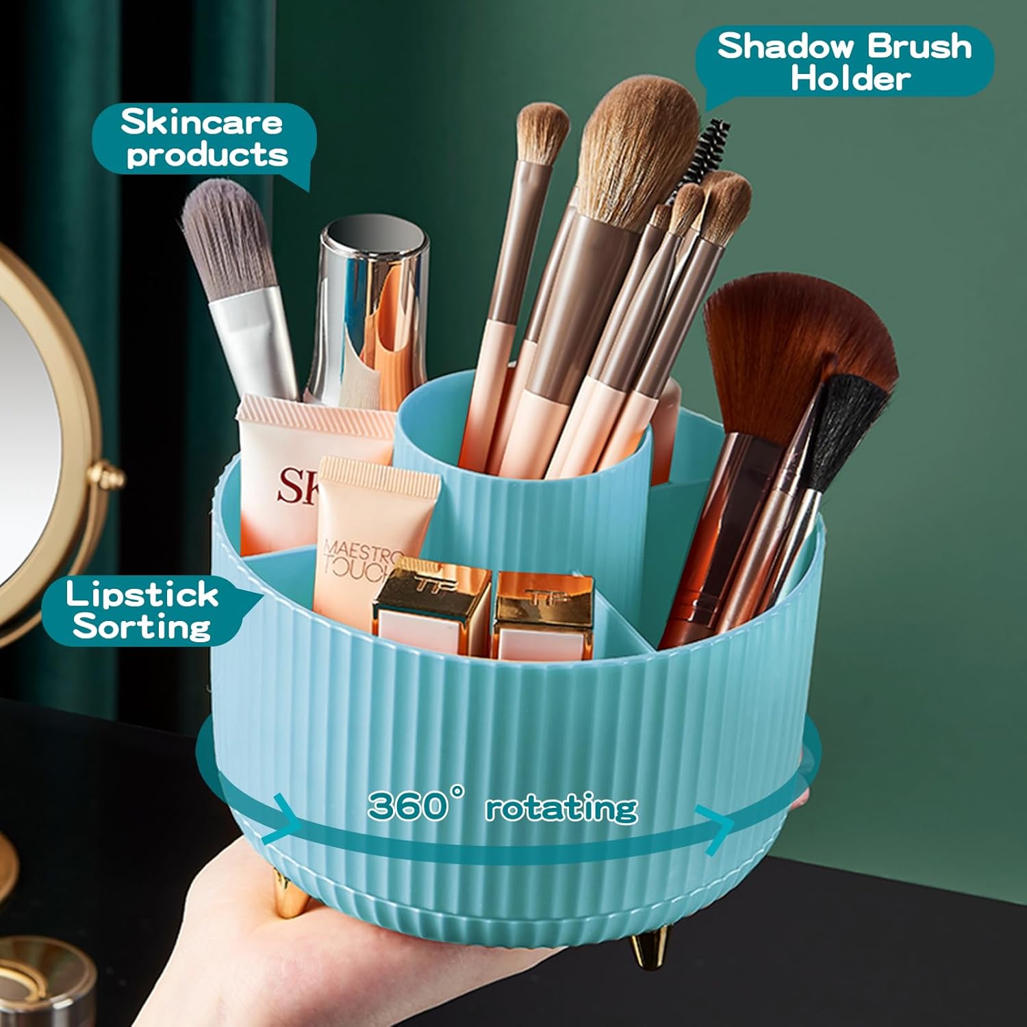 Thumbnail 1 de fanado 360° Rotating Makeup Organiser