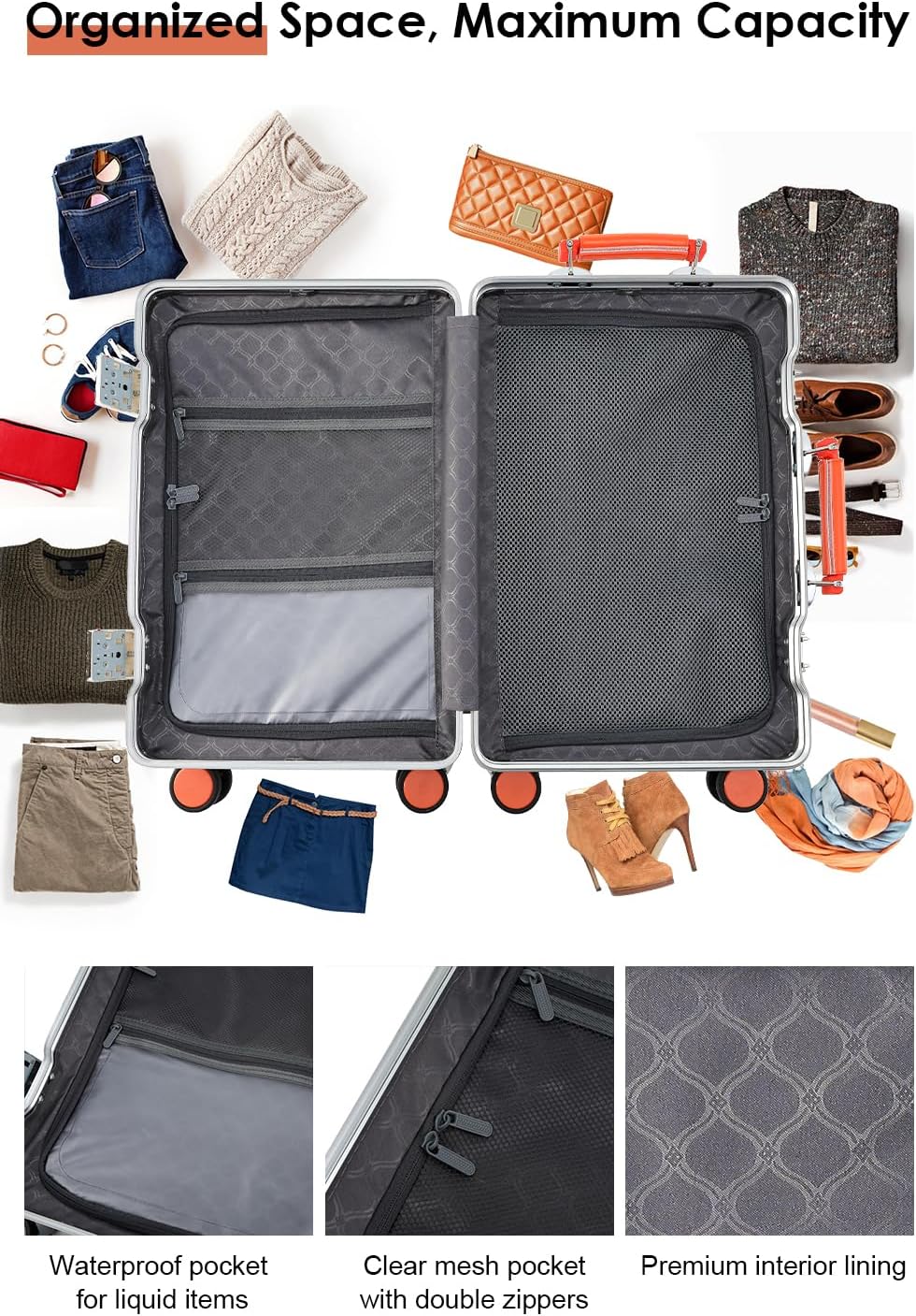 Thumbnail 5 de HotWay 20 Inch Carry-On Luggage