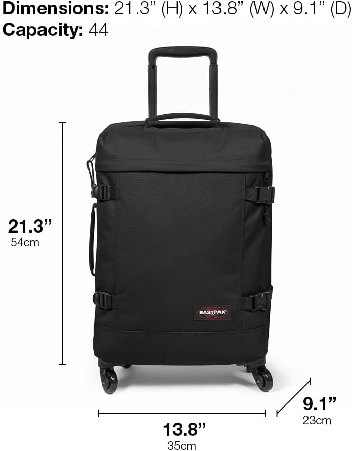 Detalle de EASTPAK TRANS4 S Valise 54 x 35 x 23 cm – 44 L – Black Denim